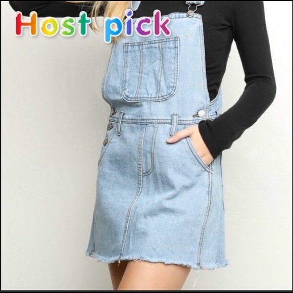 Brandy Melville Dresses & Skirts - Brandy Melville Denim Jean Overall Dress